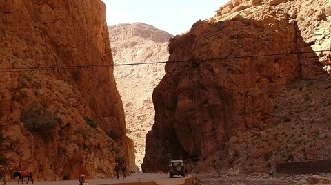 paysage marocain - gorges du todra